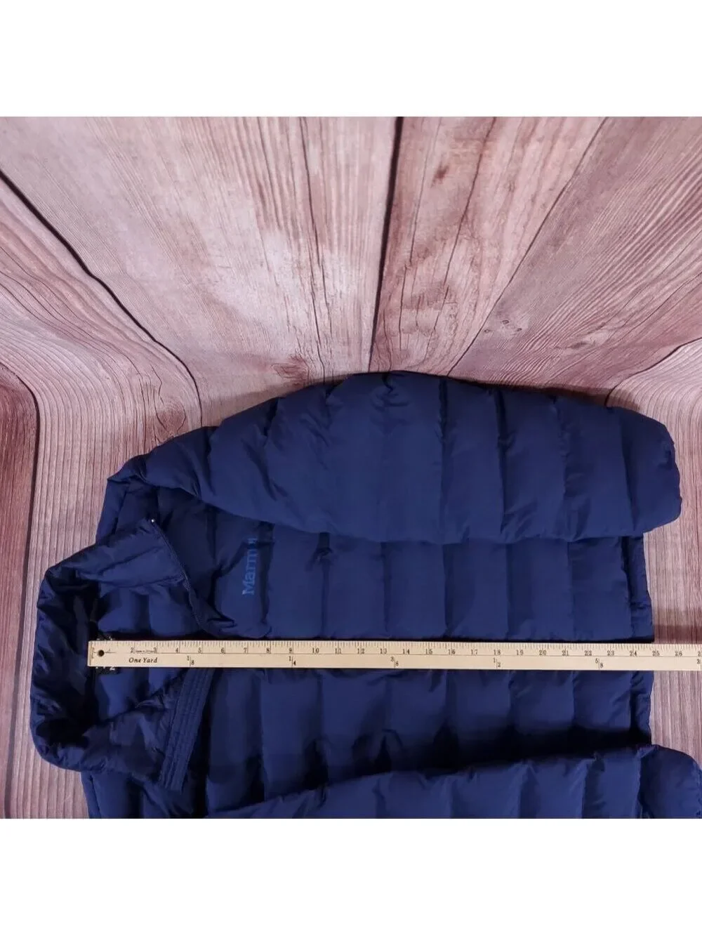 Marmot Mens Small Alassian Featherless Jacket 3M Thinsulate Navy Blue